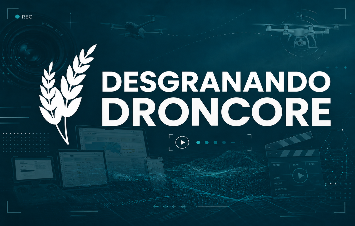 Portada de la serie Desgranando DRONCORE